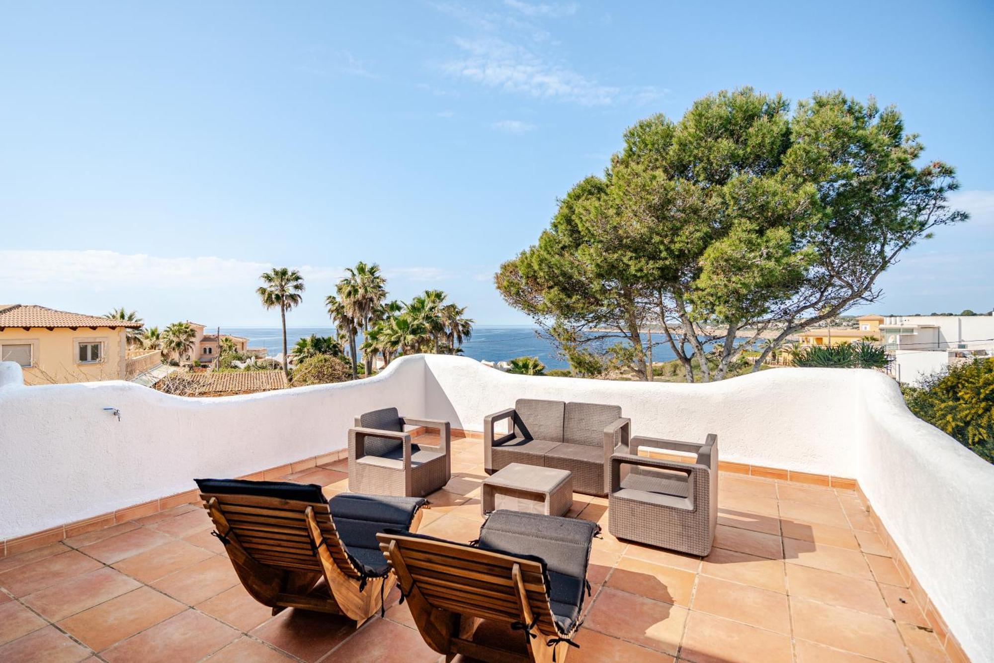 Gigantische Villa Mit Meerblick, Panoramablick & Pool-Oase Cala Pi  Zewnętrze zdjęcie