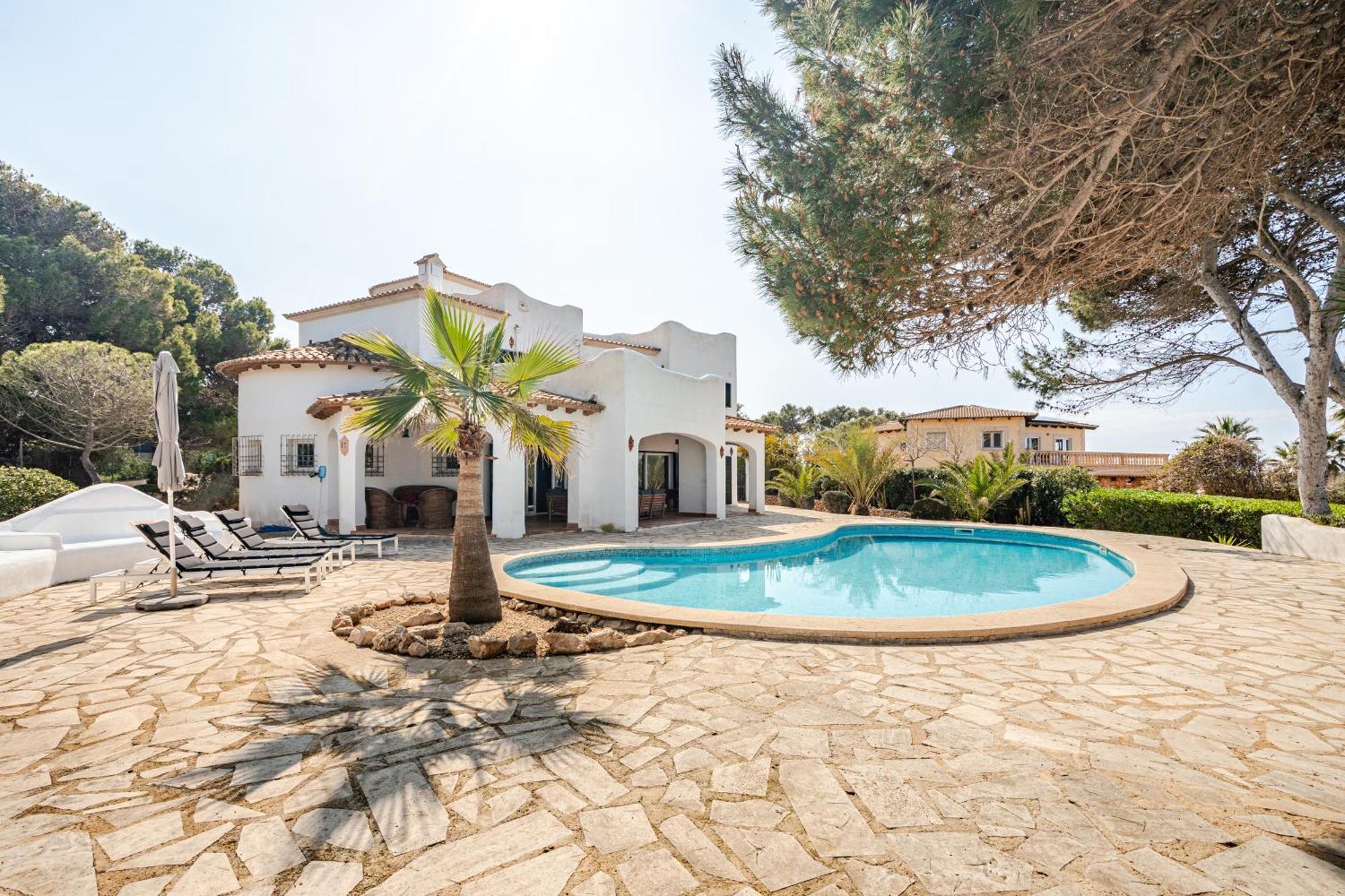 Gigantische Villa Mit Meerblick, Panoramablick & Pool-Oase Cala Pi  Zewnętrze zdjęcie