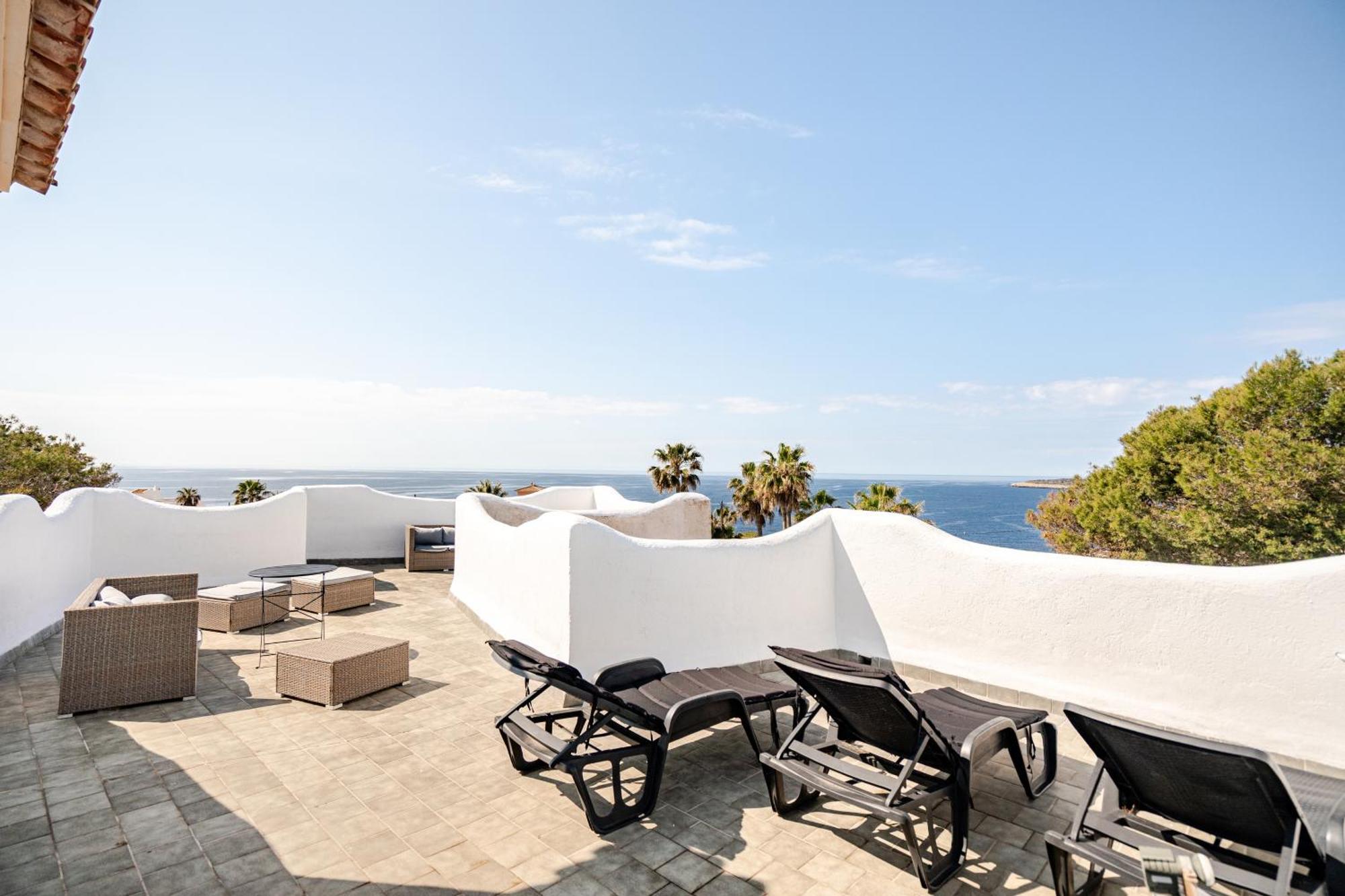 Gigantische Villa Mit Meerblick, Panoramablick & Pool-Oase Cala Pi  Zewnętrze zdjęcie